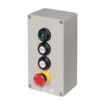 GHG4138500R0001 пост управления взрывозащищенный: сигнальная лампа SIL, кнопка DRT, грибовидная кнопка SGTE тип GHG41385 CEAG